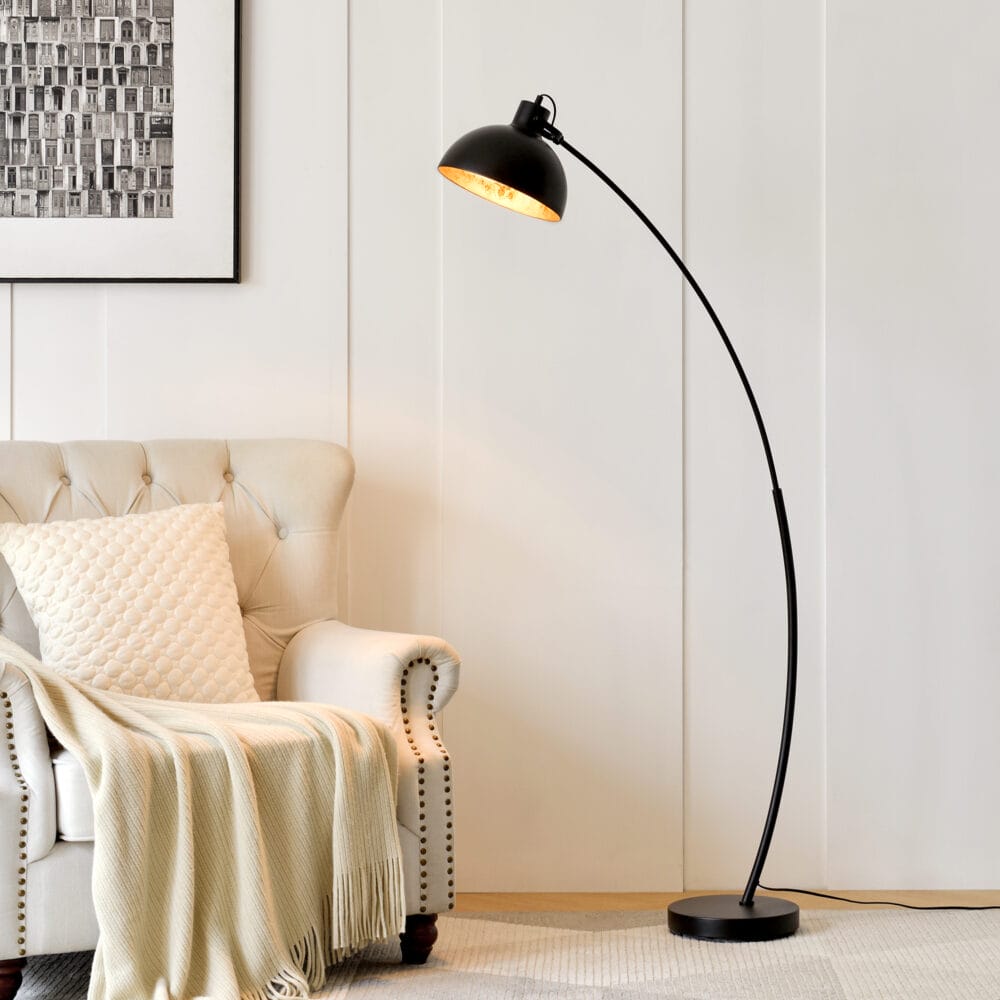 Stehlampe Derby Schwarz