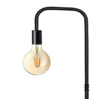 Stehleuchte Stehlampe Runcorn Schwarz