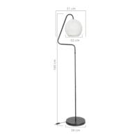 Stehleuchte Stehlampe Littlehampton E27 Metall Juteseil