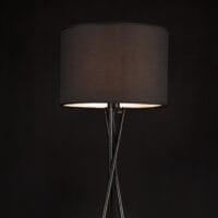 Stehlampe Grenoble 154cm Schwarz