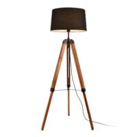Stehlampe Lagos 144cm Schwarz