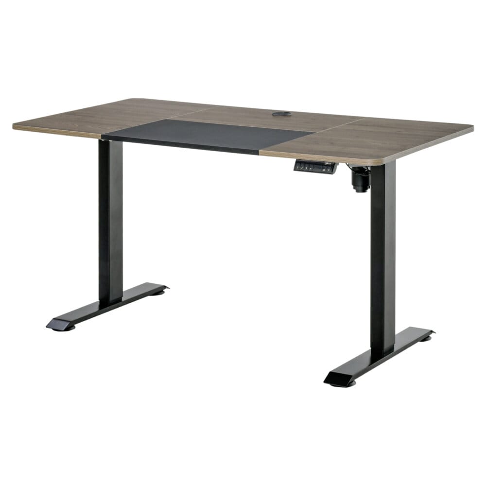 Stehpult Elektrischer Schreibtisch Natur Weiss 140cm x 70cm x 116cm