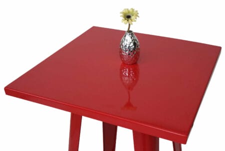 Stehtisch Bistrotisch Metall Industriedesign ~ rot