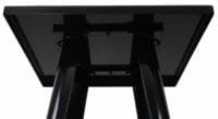 Stehtisch Bistrotisch Metall Industriedesign ~ schwarz