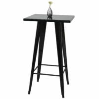 Stehtisch Bistrotisch Metall Industriedesign ~ schwarz