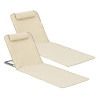 Strandmatte Donostia 2er Set Beige