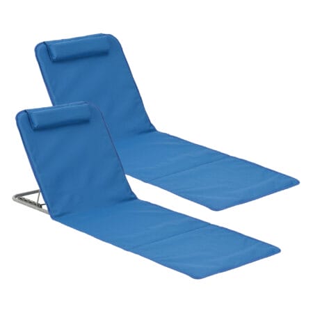 Strandmatte Donostia 2er Set Blau