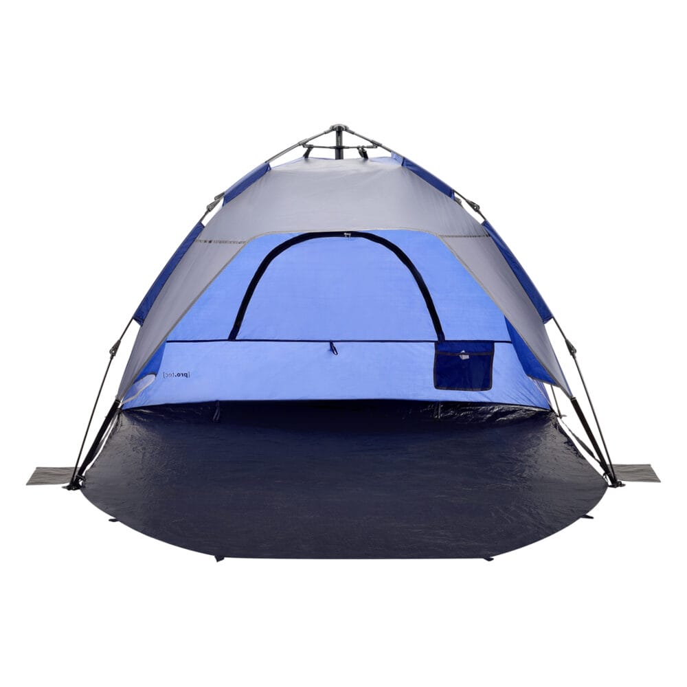 Strandmuschel Mullsjö Pop Up Strandzelt 215x135x140cm Blau