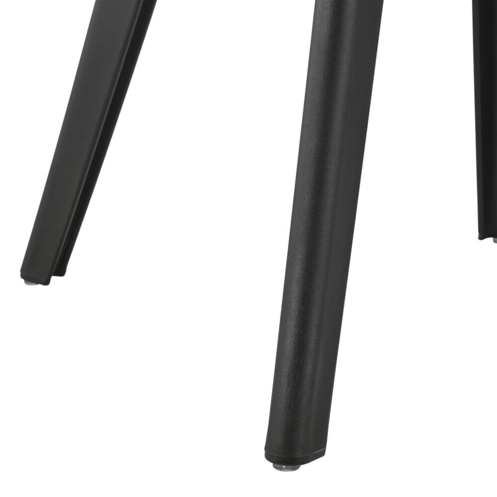 Esszimmerstuhl Brevik 4er Set 83x54x48 cm Weiss/Schwarz