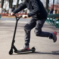 Stuntscooter ab 14 Jahren Kickboard Scooter Alu schwarz