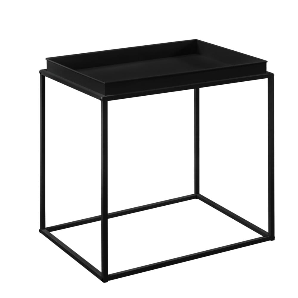 Tabletttisch Helier 2er Set Schwarz