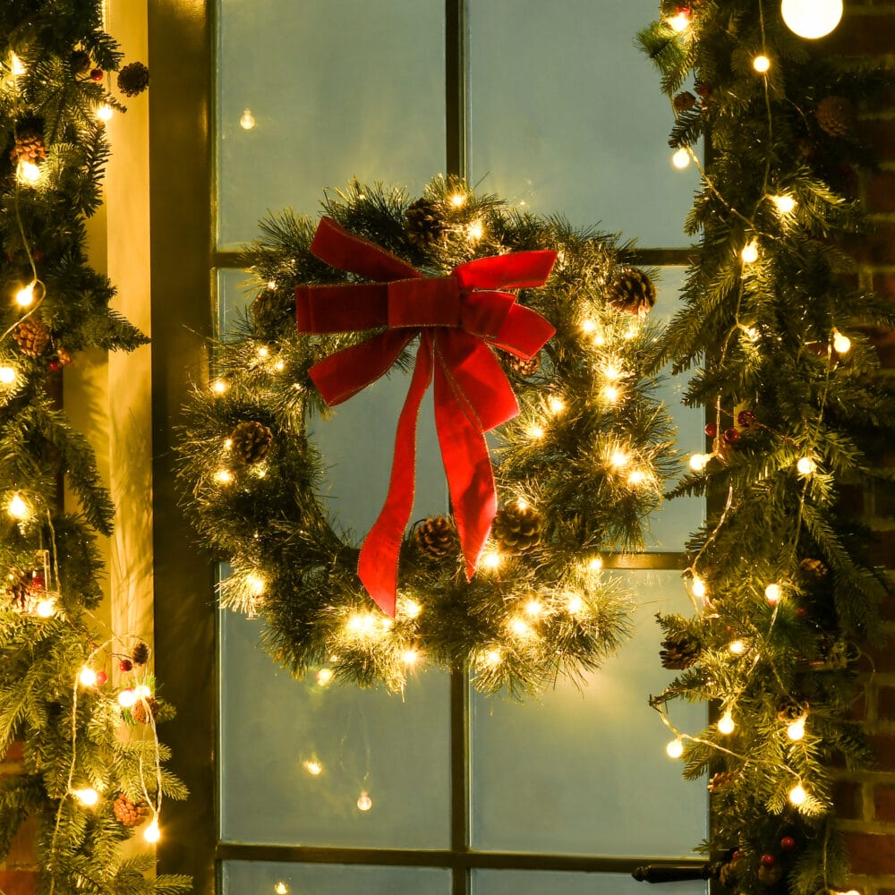 Tannenkranz Türkranz Weihnachtskranz Ø60x10cm