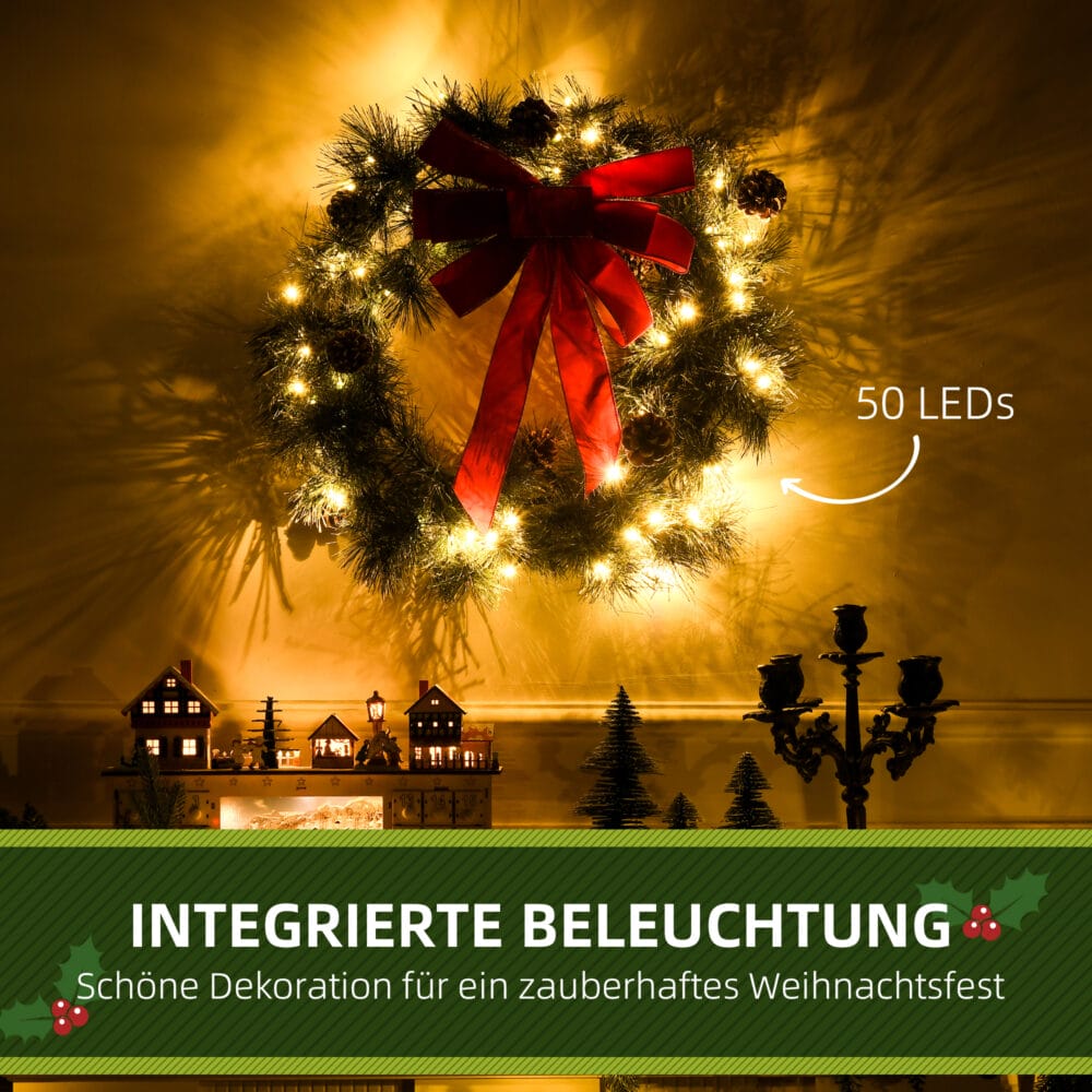 Tannenkranz Türkranz Weihnachtskranz Ø60x10cm