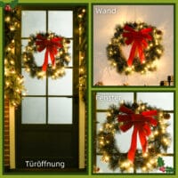 Tannenkranz Türkranz Weihnachtskranz Ø60x10cm
