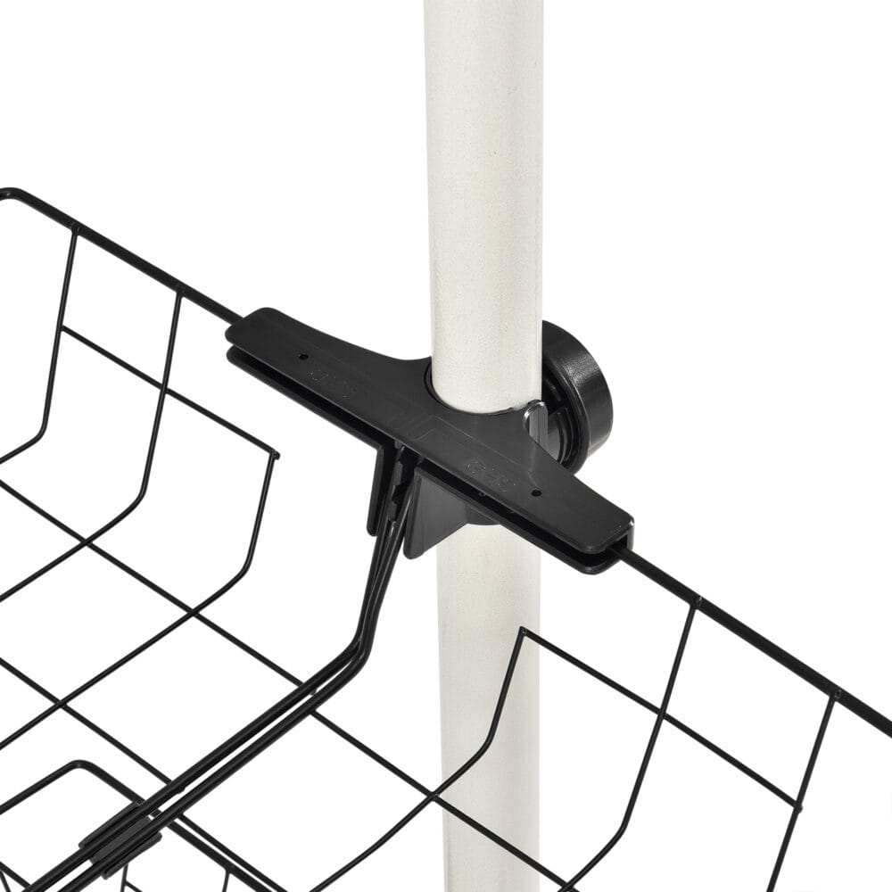 Kleiderständer Teleskop Garderobe mit Korb