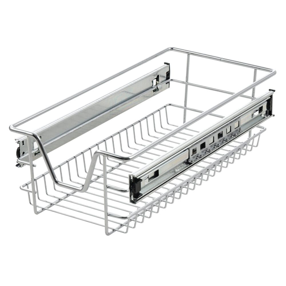 2x Teleskopschublade 30cm Schrankbreite inklusive Schienen