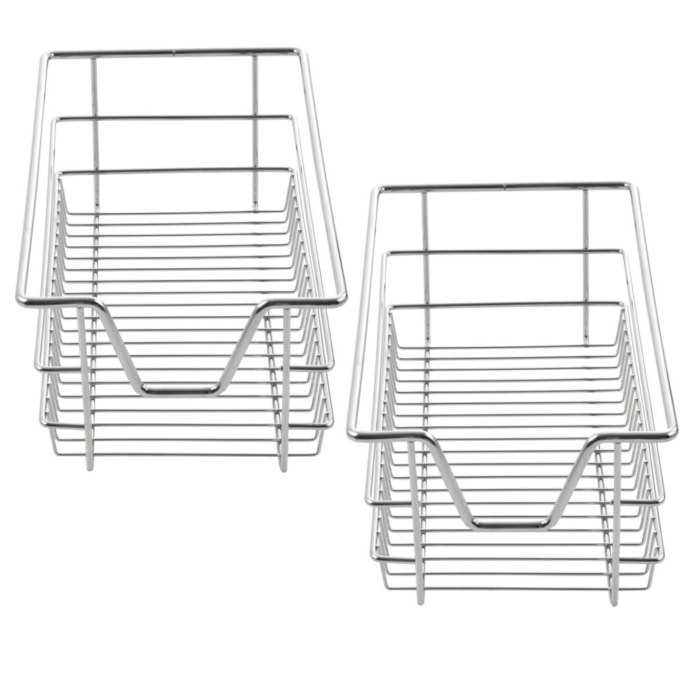 2x Teleskopschublade 30cm Schrankbreite inklusive Schienen