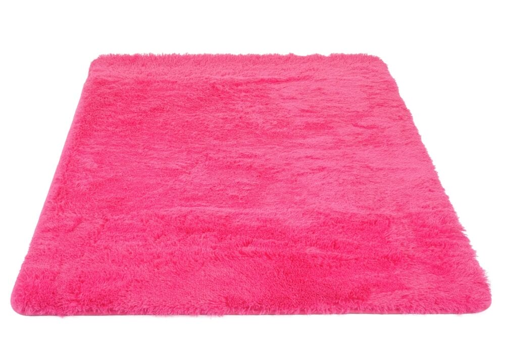 Teppich Shaggy Hochflor flauschig 160x120cm ~ pink
