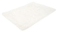 Teppich Shaggy Hochflor flauschig 160x120cm ~ weiss