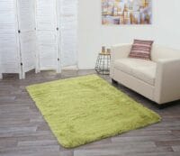 Teppich Shaggy Hochflor flauschig 200x140cm ~ grün
