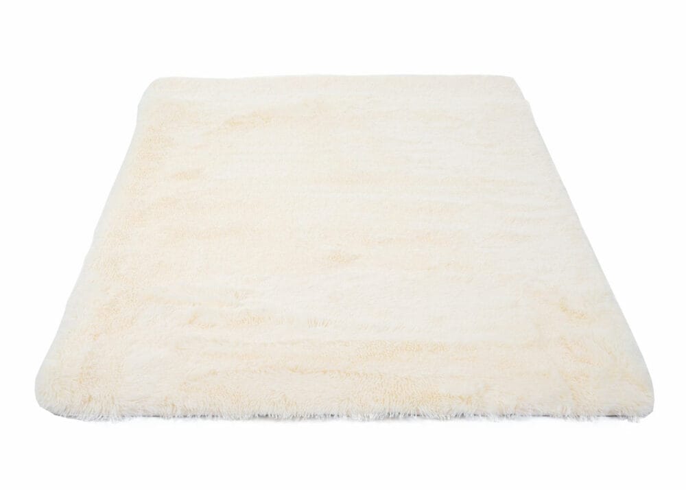 Teppich Shaggy Hochflor flauschig 230x160cm ~ creme