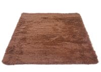 Teppich Shaggy Hochflor flauschig 230x160cm ~ dunkelbraun