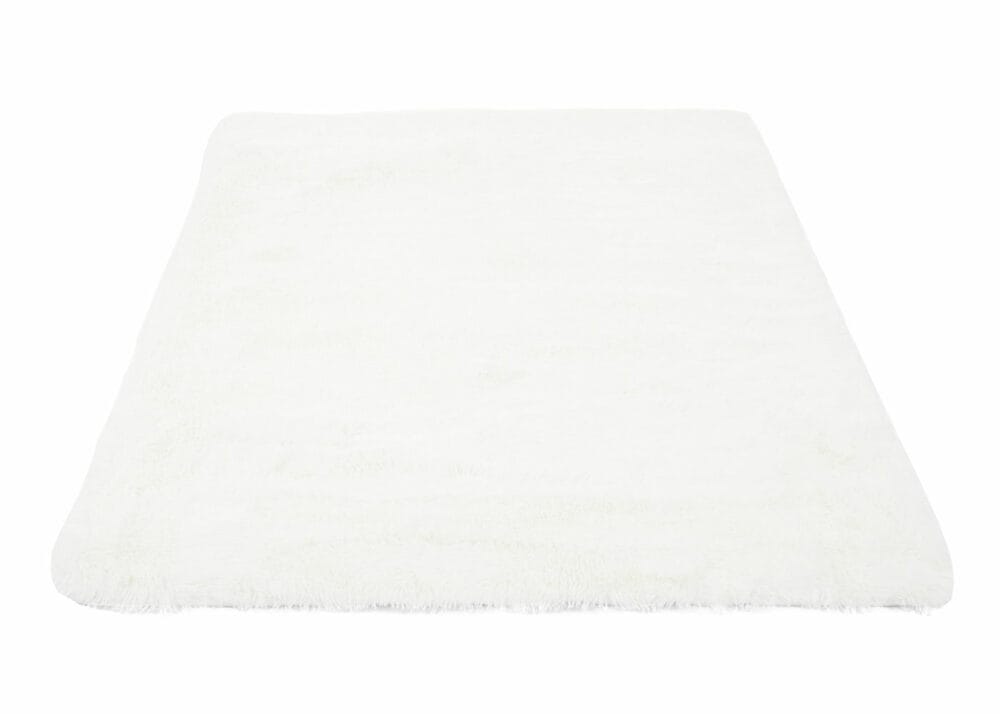 Teppich Shaggy Hochflor flauschig 230x160cm ~ weiss