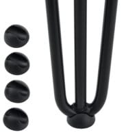 4er Set Hairpin 12.5 cm x 45 cm x 5 cm 3 Streben Tischbeine Makers