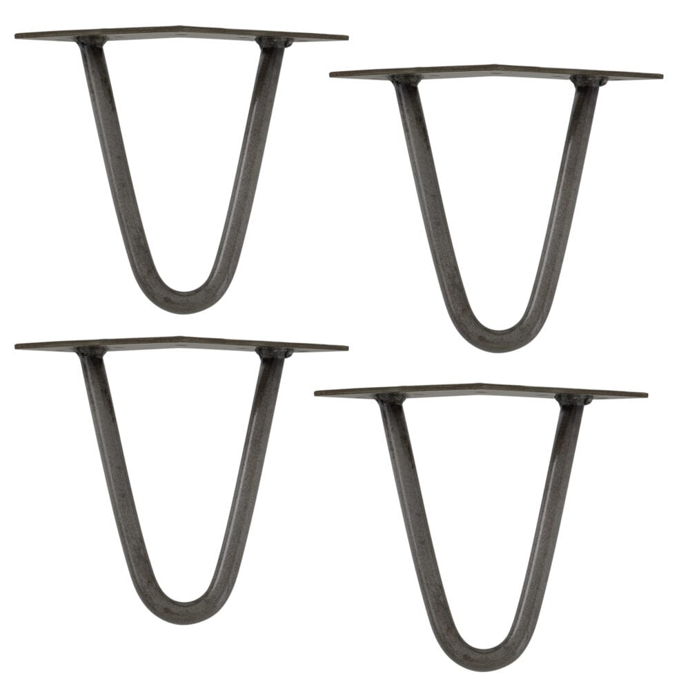 4er Set Hairpin 12.5 cm x 20 cm x 5 cm 2 Streben Tischbeine Makers