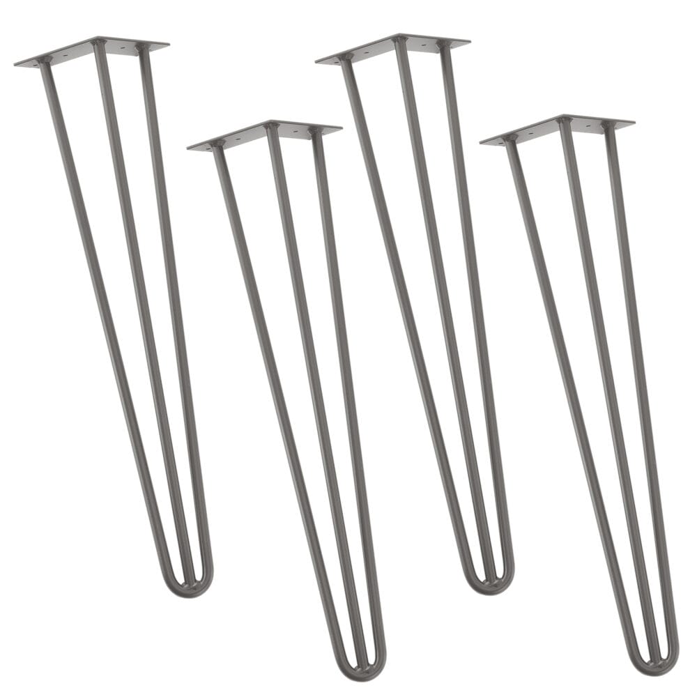 4er Set Hairpin 12.5 cm x 72 cm x 5 cm 3 Streben Tischbeine Makers