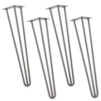 4er Set Hairpin 12.5 cm x 72 cm x 5 cm 3 Streben Tischbeine Makers