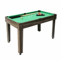 Tischkicker 7in1 Multiplayer Spieletisch 82x107x60cm anthrazit-grau