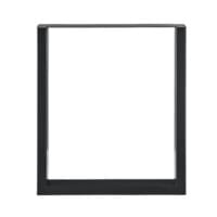 Tischbeine Metall 2er-Set Tischgestell 60x72 cm