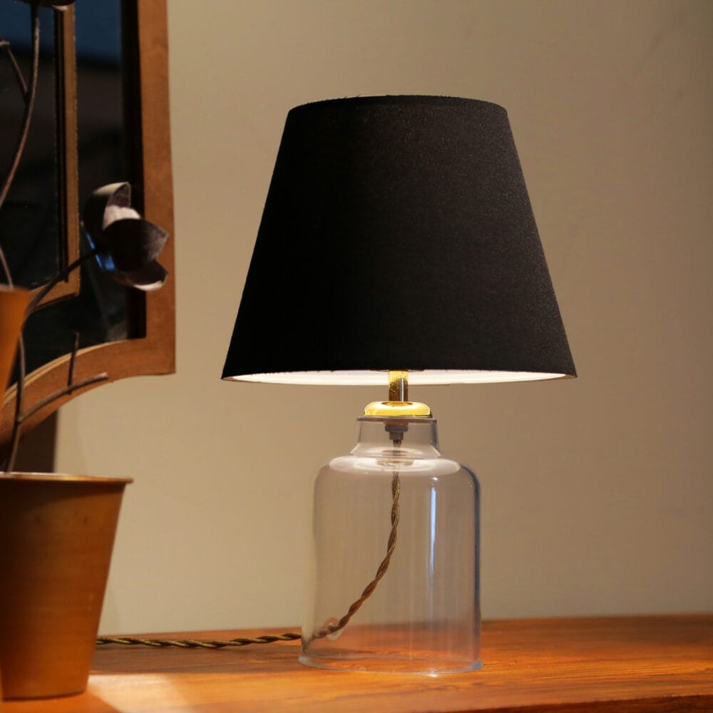 Tischlampe Oldham 1xE27 Schwarz