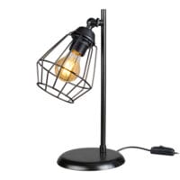 Tischlampe Gosport E27 Metall Schwarz