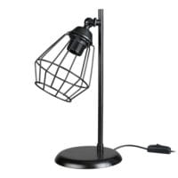 Tischlampe Gosport E27 Metall Schwarz