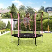 Trampolin für Kinder mit Sicherheitsnetz 163.5Hcm bis 60kg