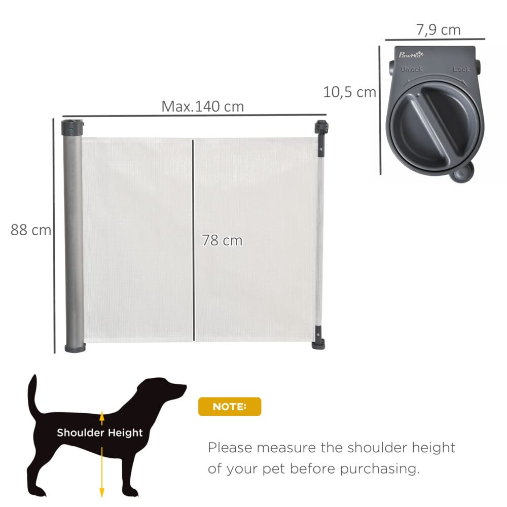 Treppenschutzgitter ausziehbar Türschutzgitter 140cm