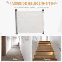 Treppenschutzgitter ausziehbar Türschutzgitter 140cm