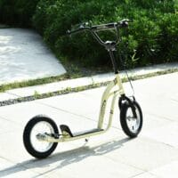 Trottinett mit Luftreifen Scooter Kickboard Kindertrotti 12 Zoll