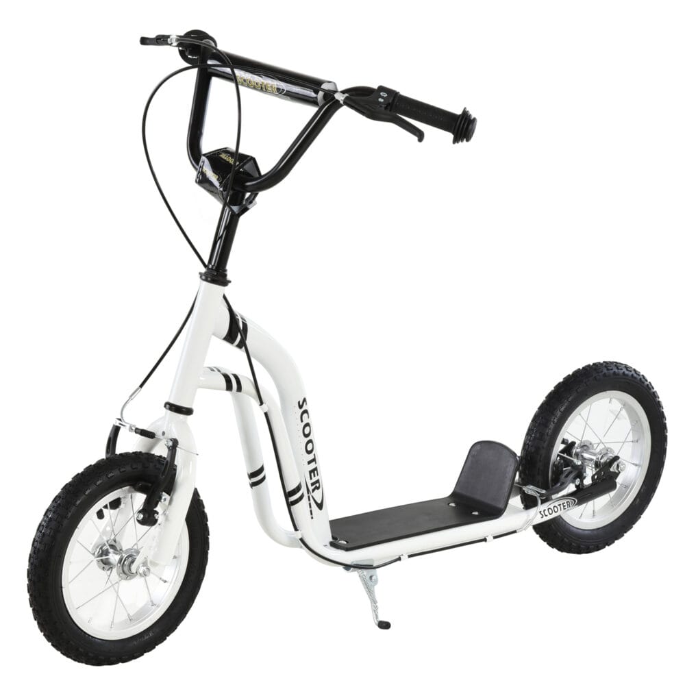 Trottinett mit Luftreifen Scooter Kickboard Kindertrotti 12 Zoll