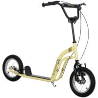 Trottinett mit Luftreifen Scooter Kickboard Kindertrotti 12 Zoll