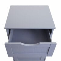 Vintage Kommode Nostalgie 4 Schubladen 80x30x26cm grau