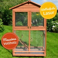 Voliere Holz Vogelvoliere XL