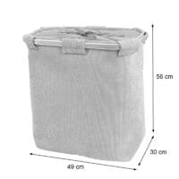Wäschekorb Wäschesack easyBag 82l grau