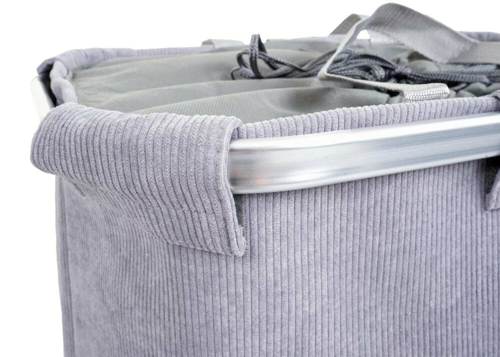 Wäschekorb Wäschesack easyBag 89l cord grau