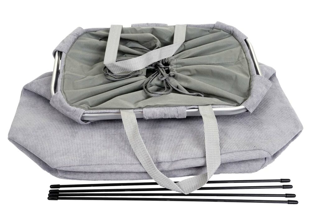 Wäschekorb Wäschesack easyBag 89l cord grau