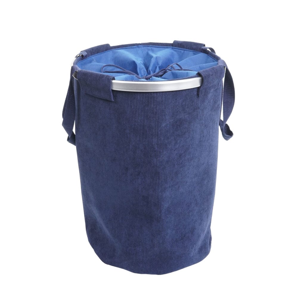 Wäschekorb easyLaundry Wäschesammler 55x39cm 65L cord blau