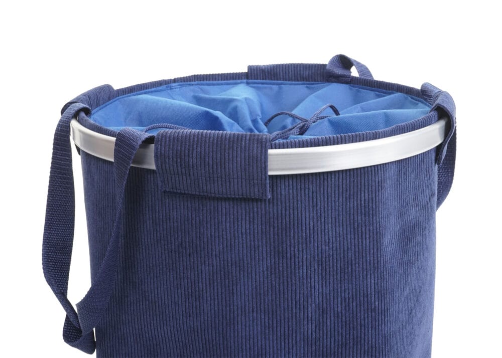 Wäschekorb easyLaundry Wäschesammler 55x39cm 65L cord blau