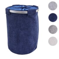 Wäschekorb easyLaundry Wäschesammler 55x39cm 65L cord blau